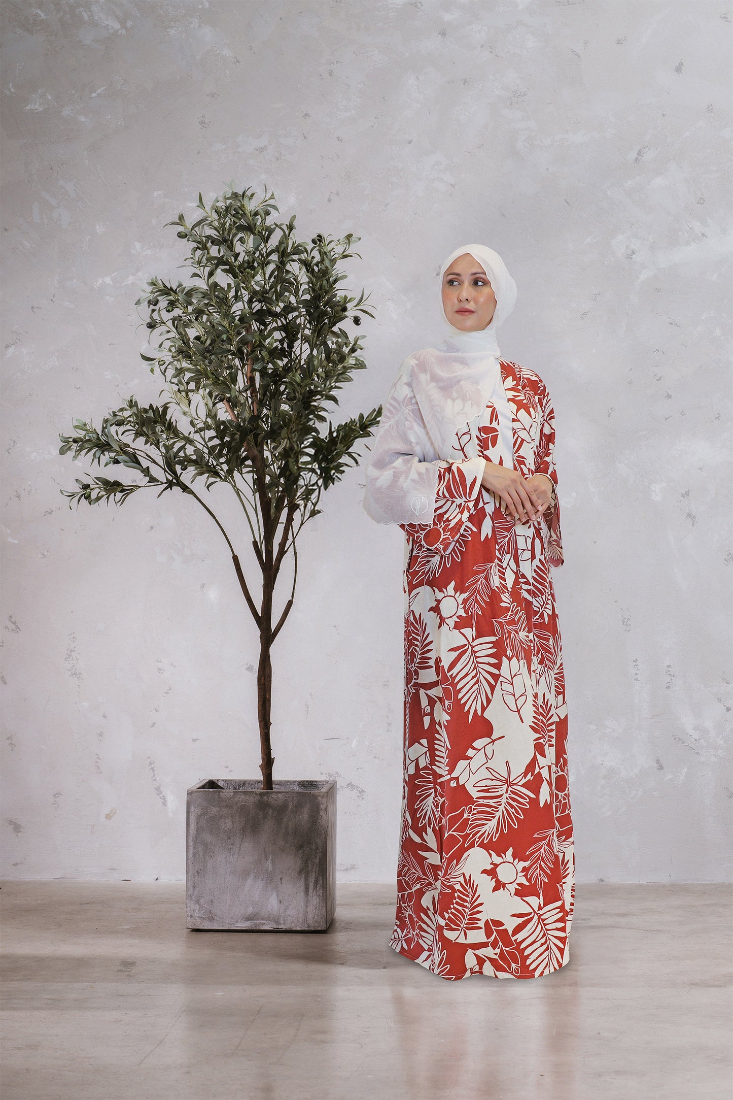Scarlet Maxi Cardigan - Brick
