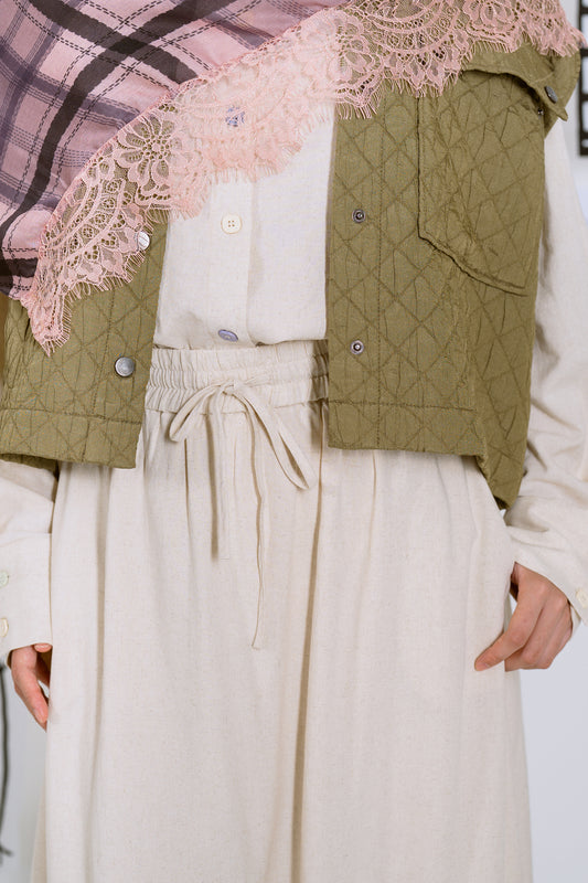 Lychee Cream Confetti Co-ord Set