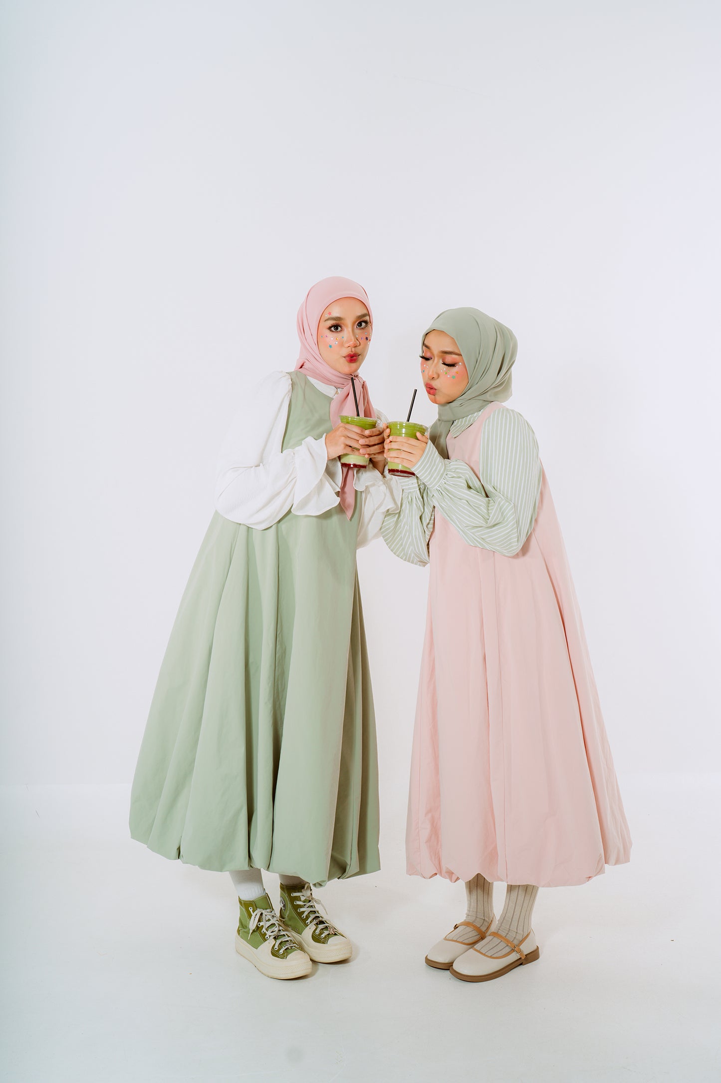 Peach Bubble Dress