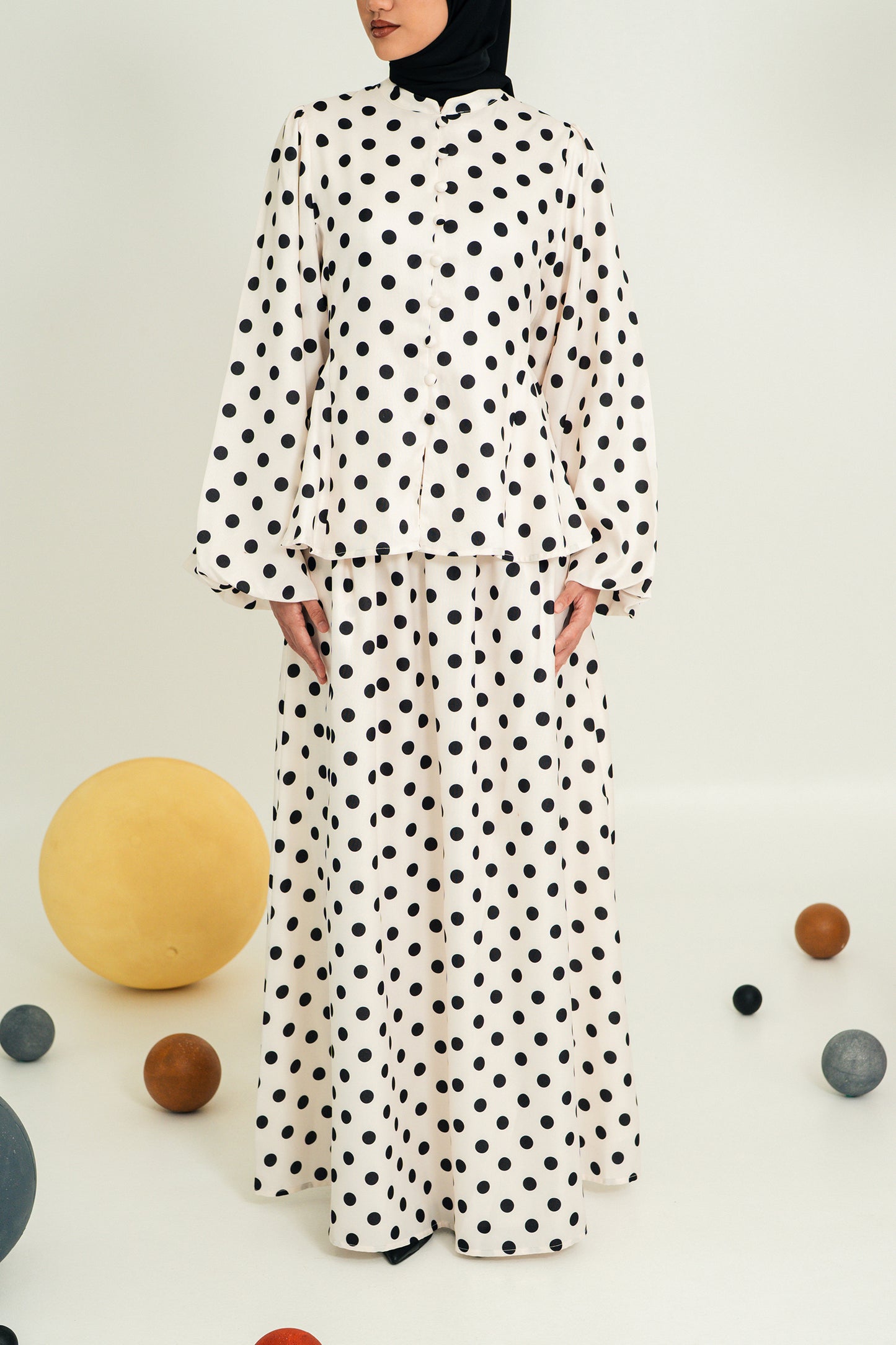 Vanilla Dottie Co-ord Set