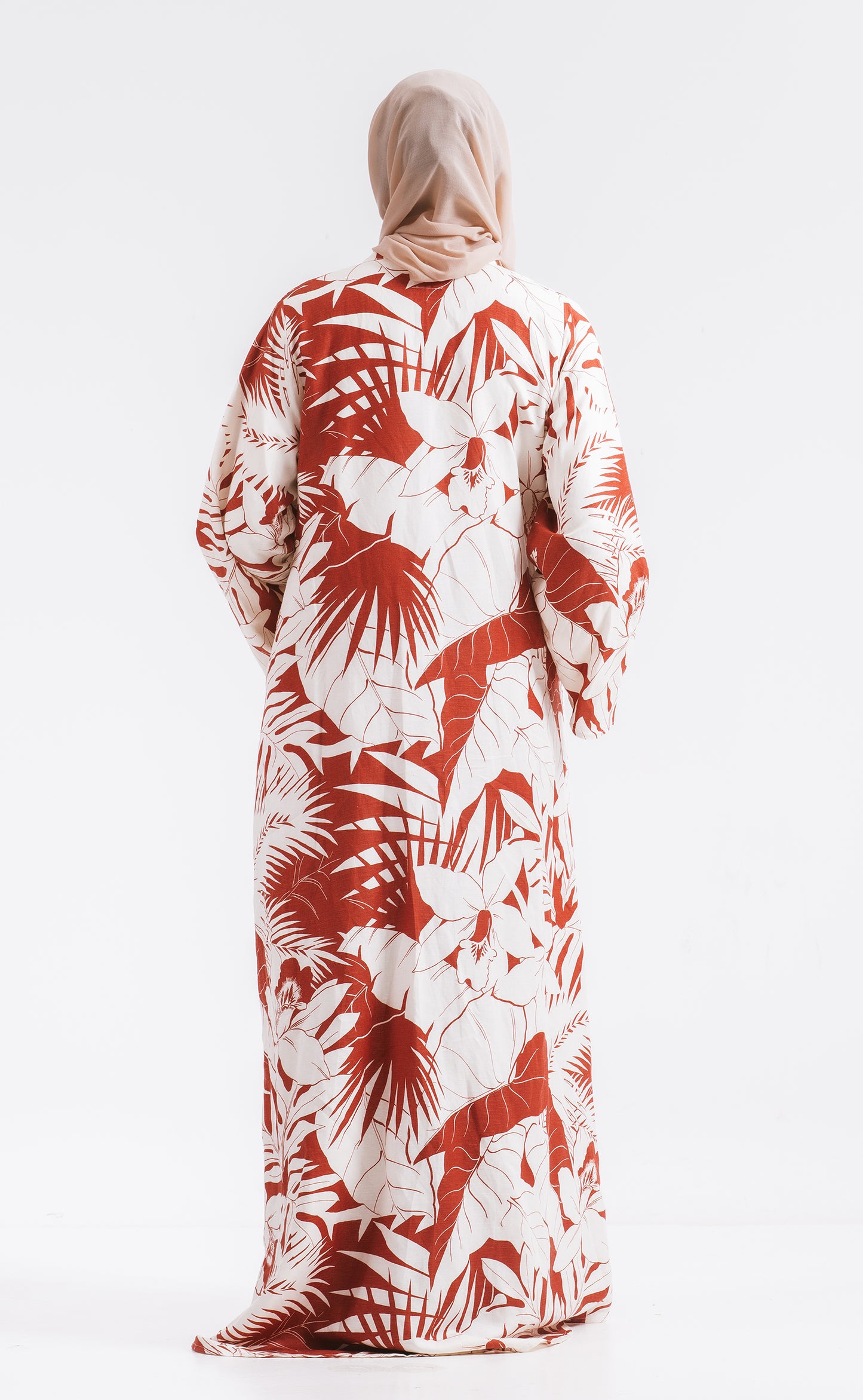 Rustora Maxi Cardigan - Terracota