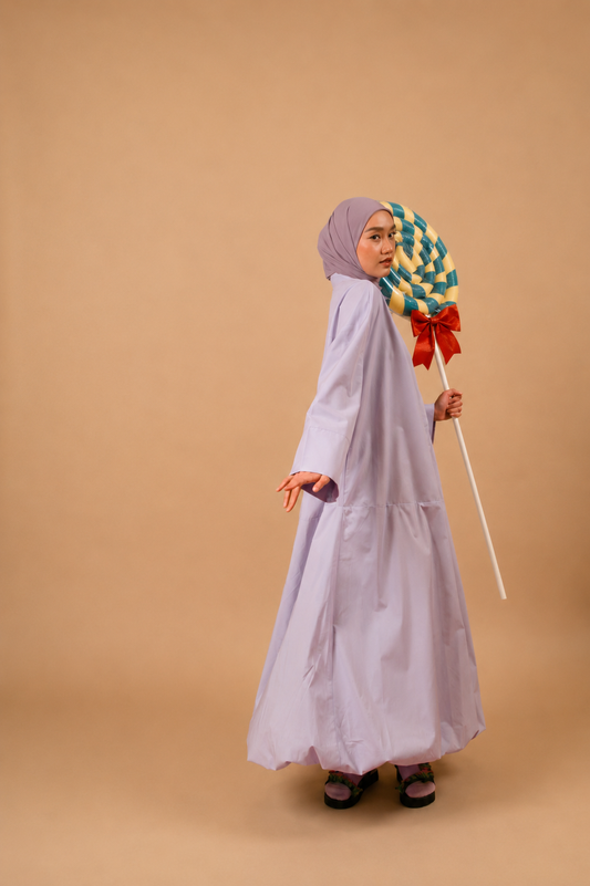 Viola Lilac Cloud Bubble Dress