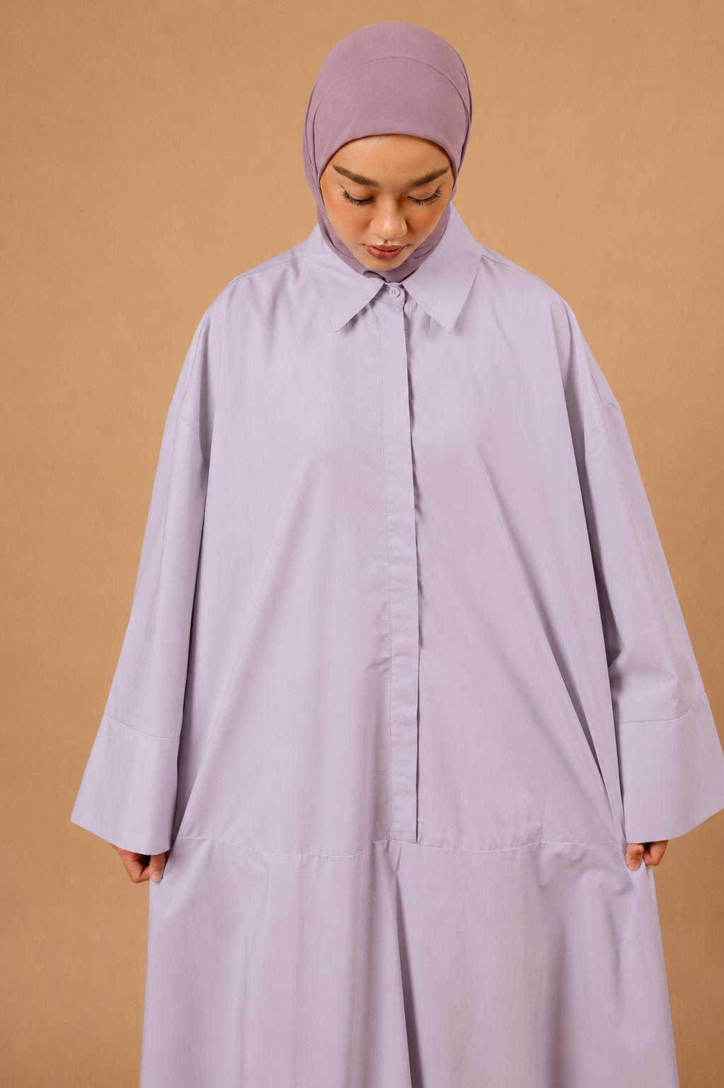 Viola Lilac Cloud Bubble Dress