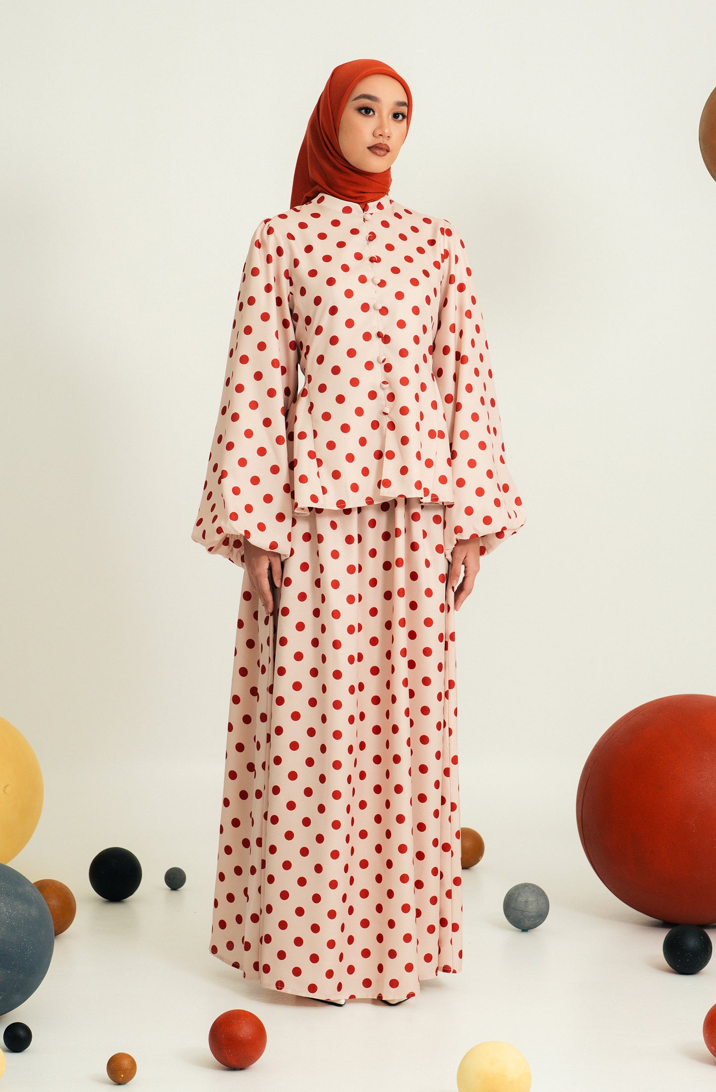 Apricot Dottie Co-ord Set