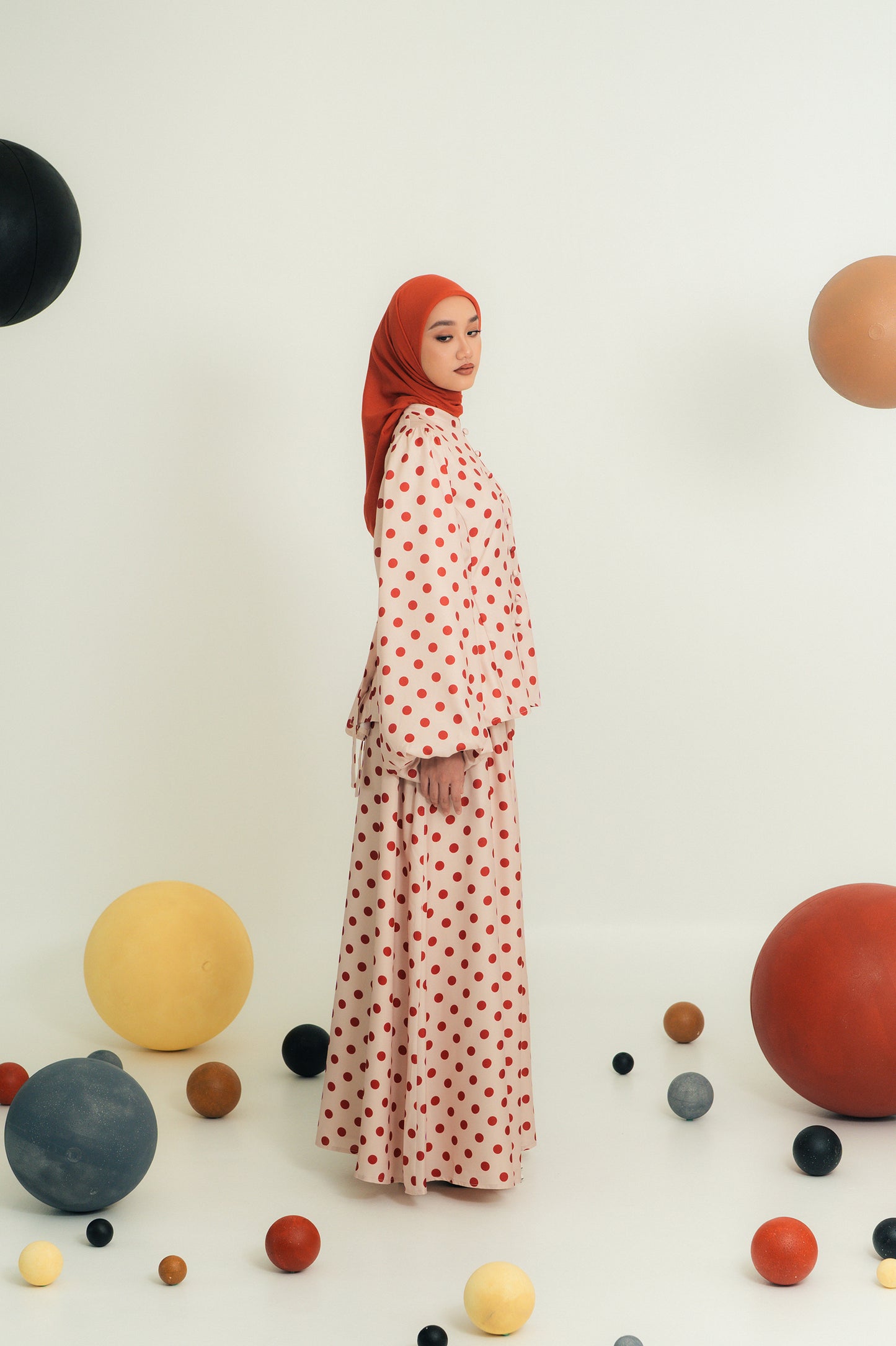 Apricot Dottie Co-ord Set