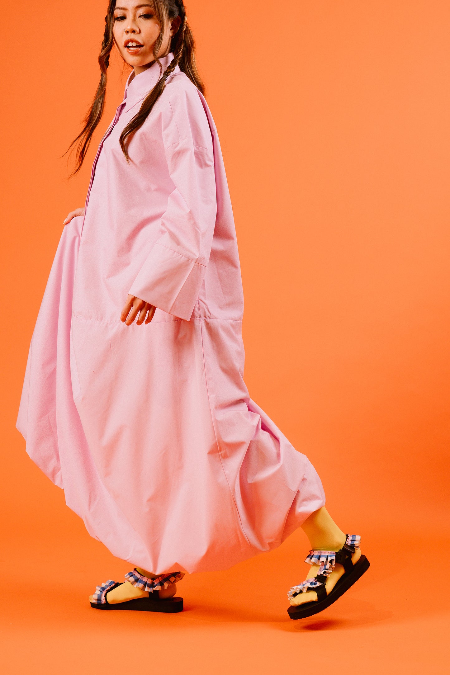 Aurora Pink Cloud Bubble Dress