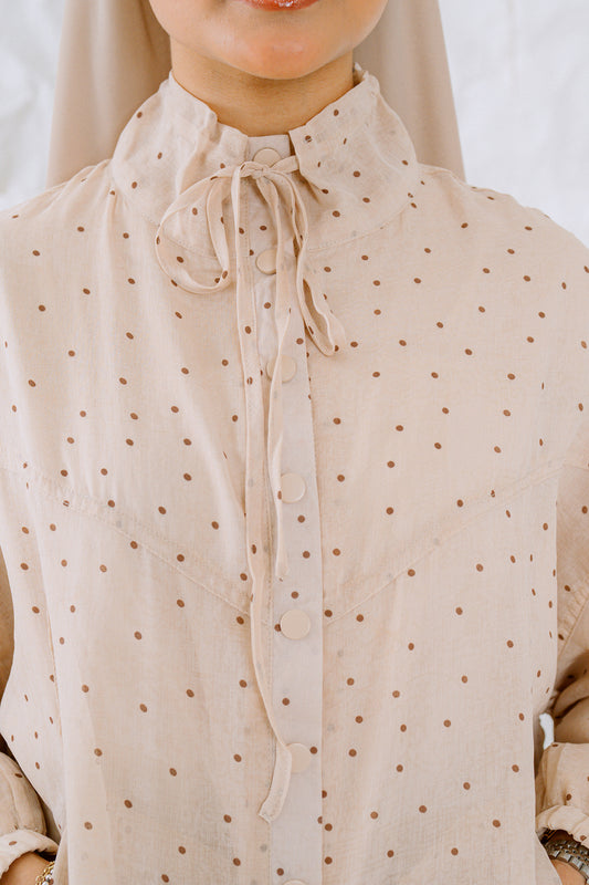 KŌDE The Sora Top - Beige