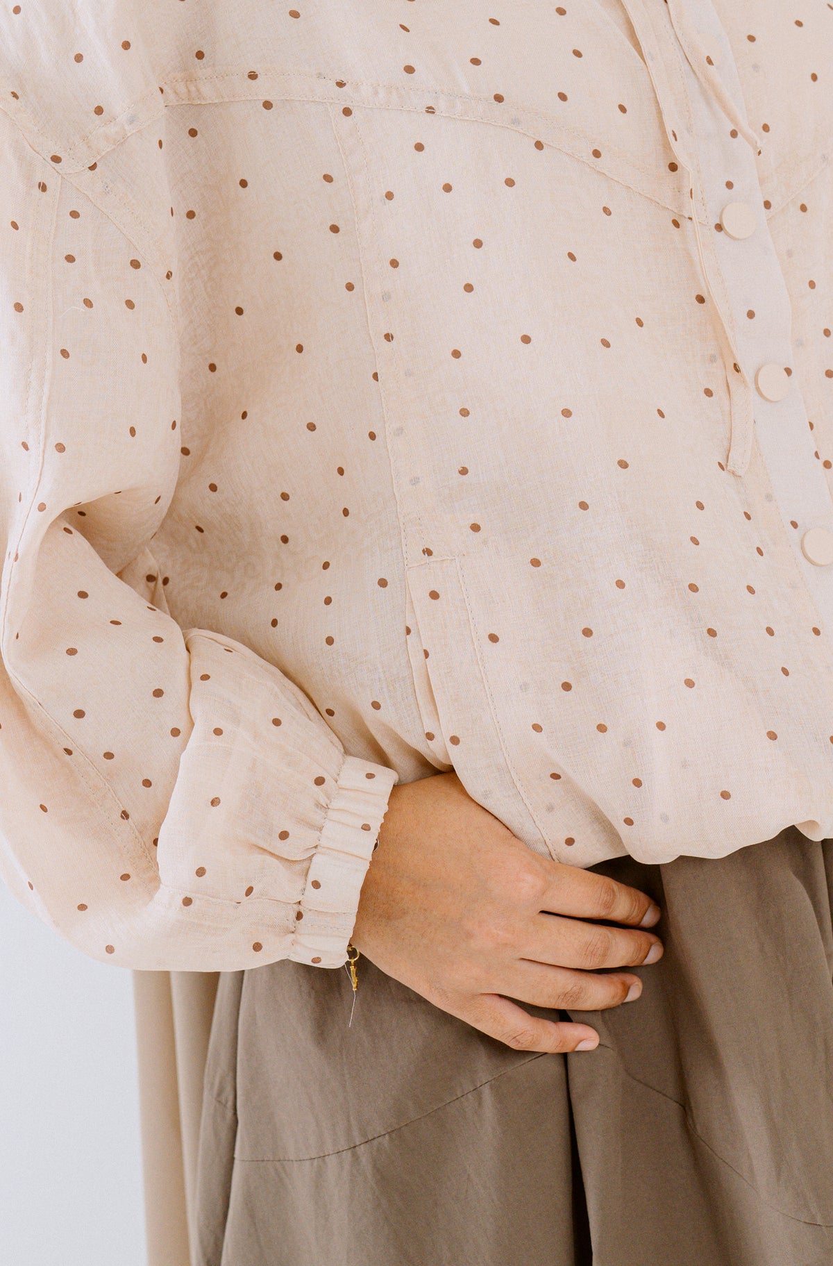 KŌDE The Sora Top - Beige