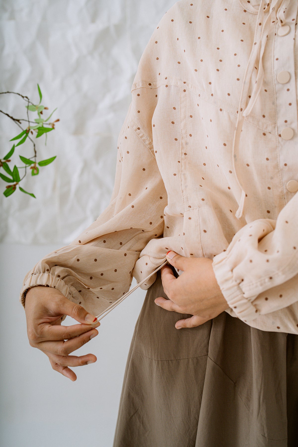 KŌDE The Sora Top - Beige