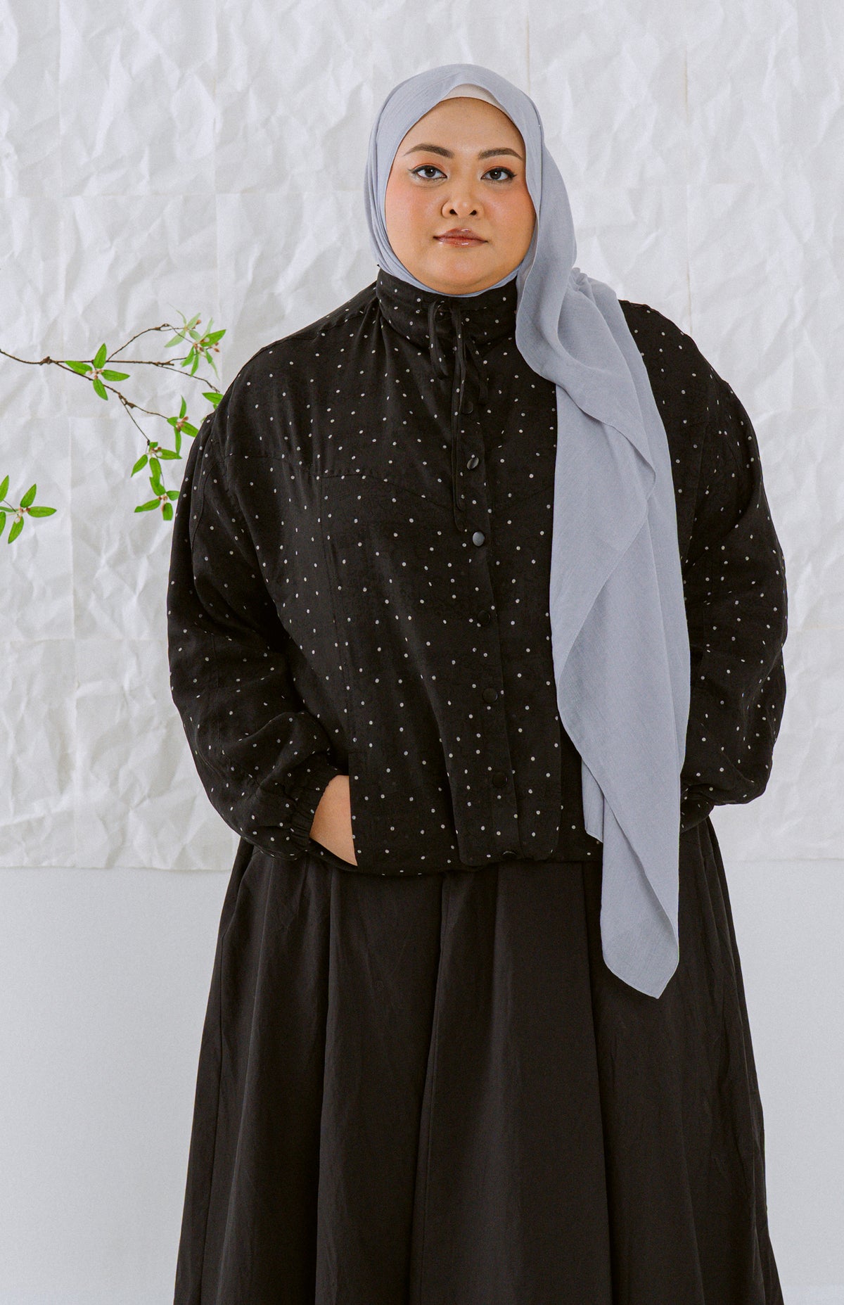 KŌDE The Noya Skirt - Black