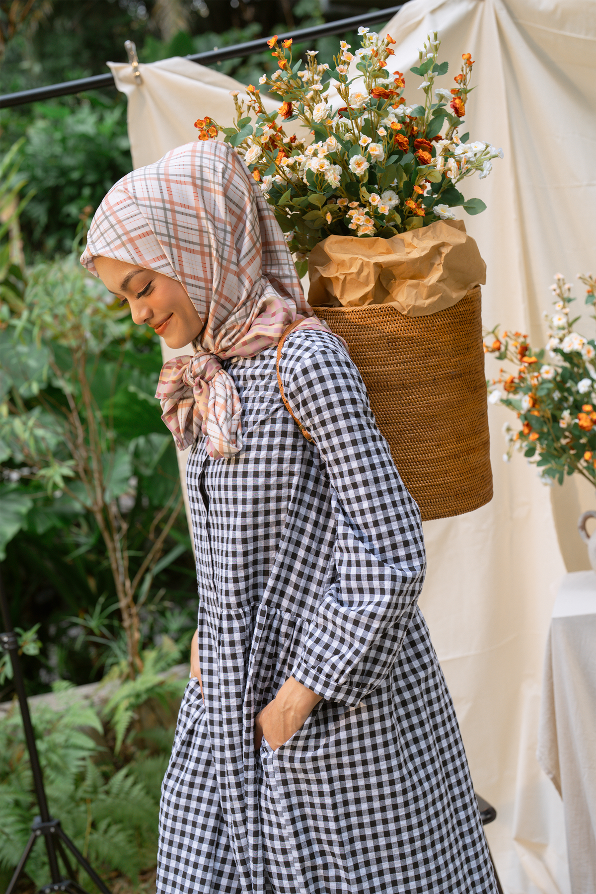 Black Forest - Sugar Gingham Maxi Dress