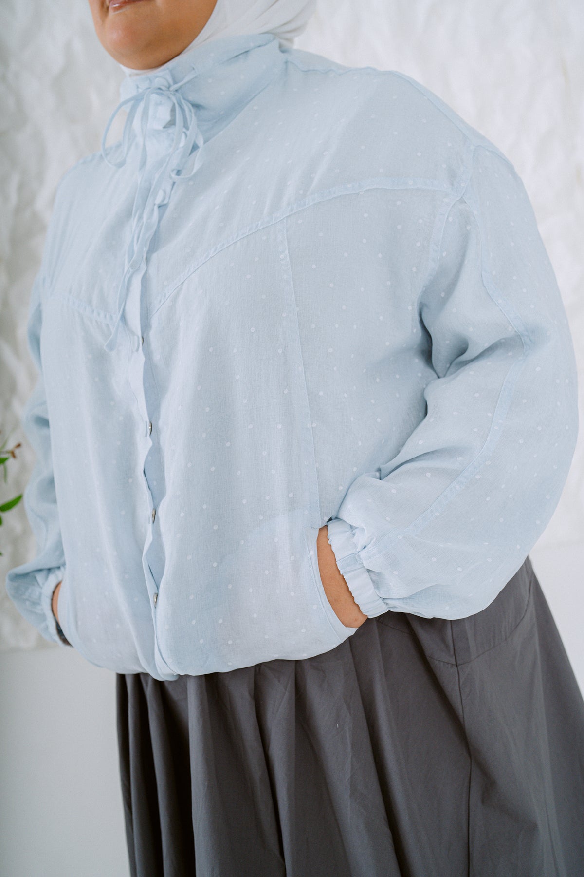 KŌDE The Sora Top - Blue