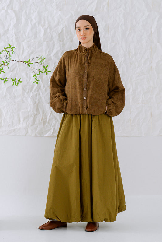 KŌDE The Sora Top - Brown