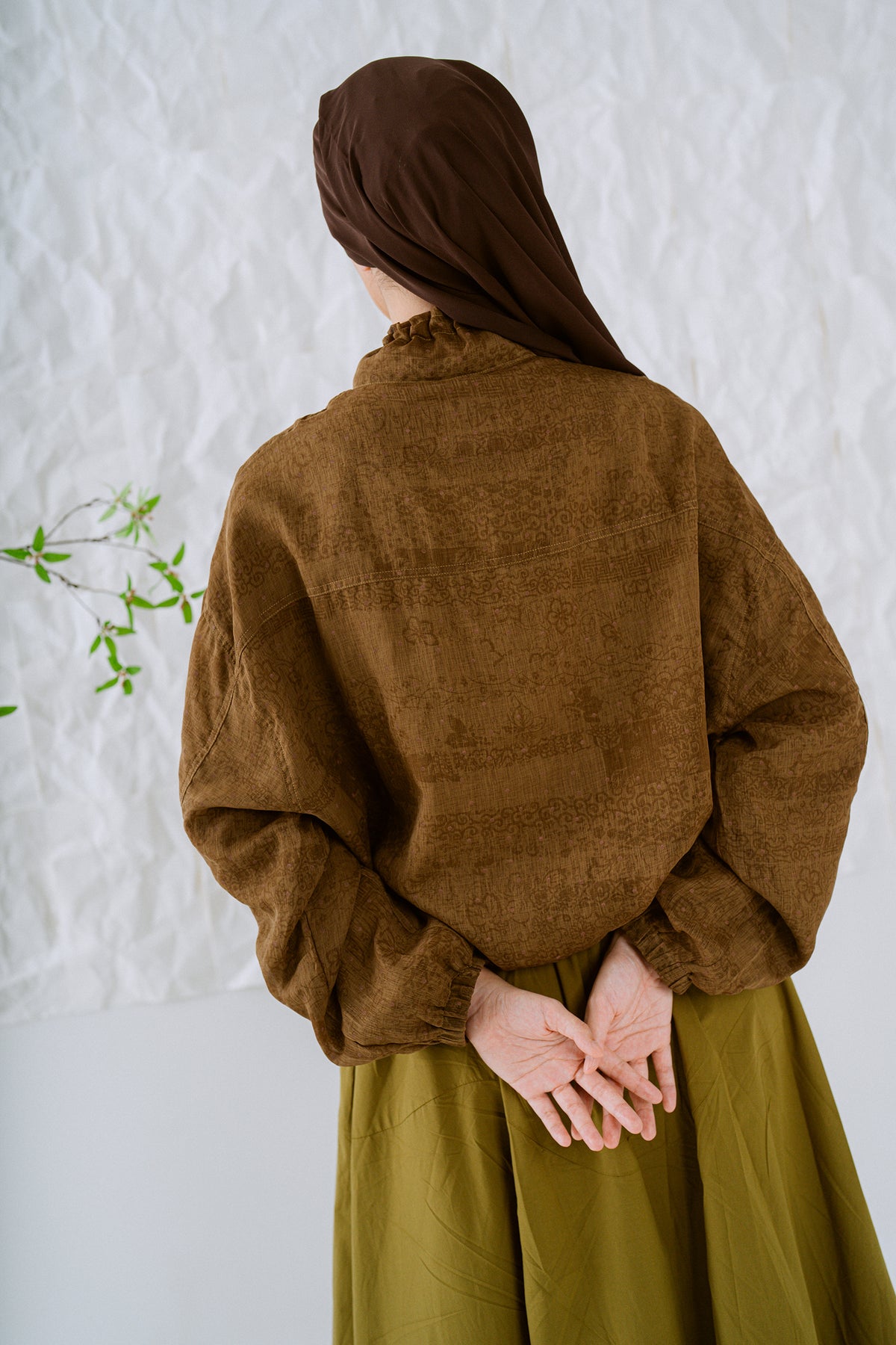 KŌDE The Sora Top - Brown