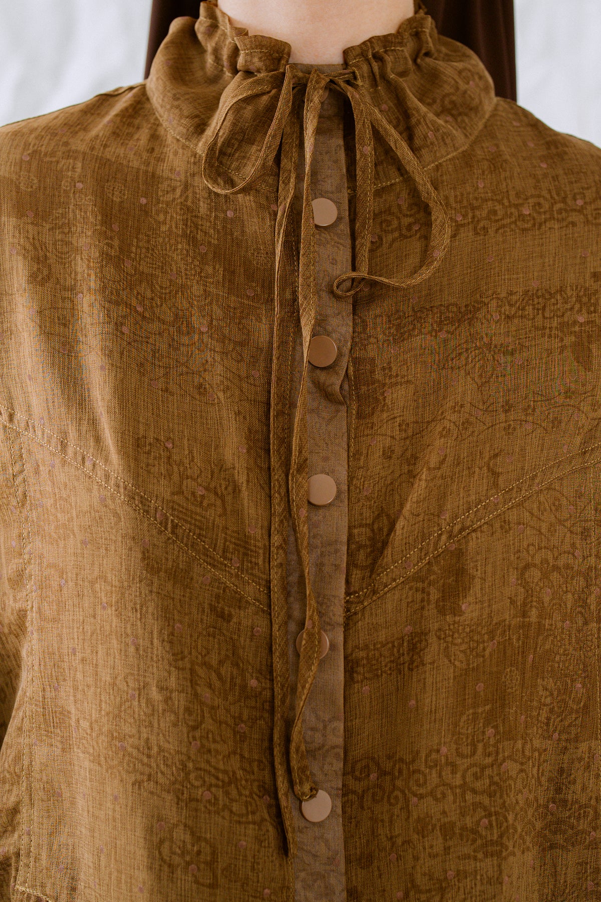 KŌDE The Sora Top - Brown