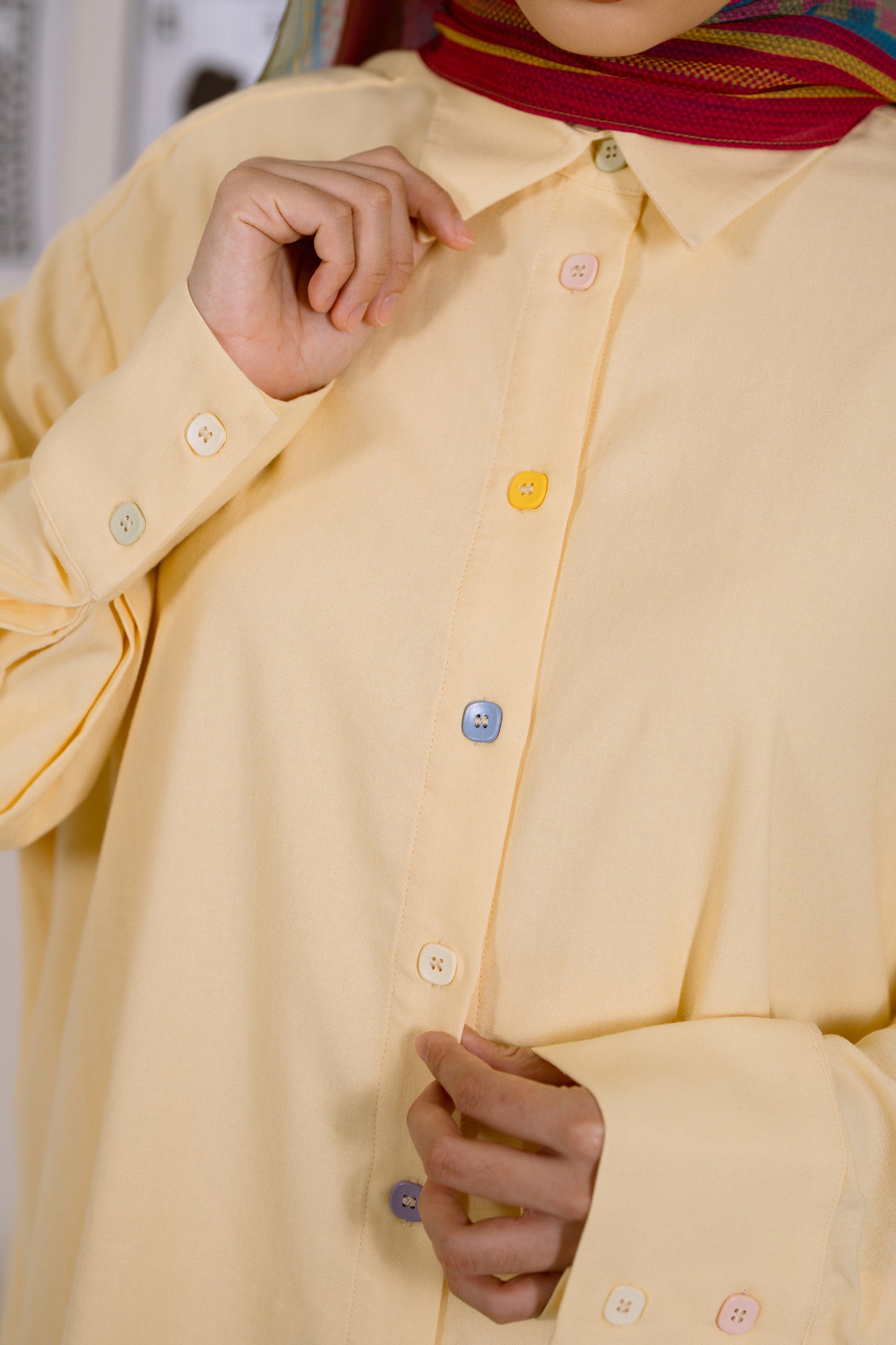 Butter Pastel Yellow Confetti Co-ord Set