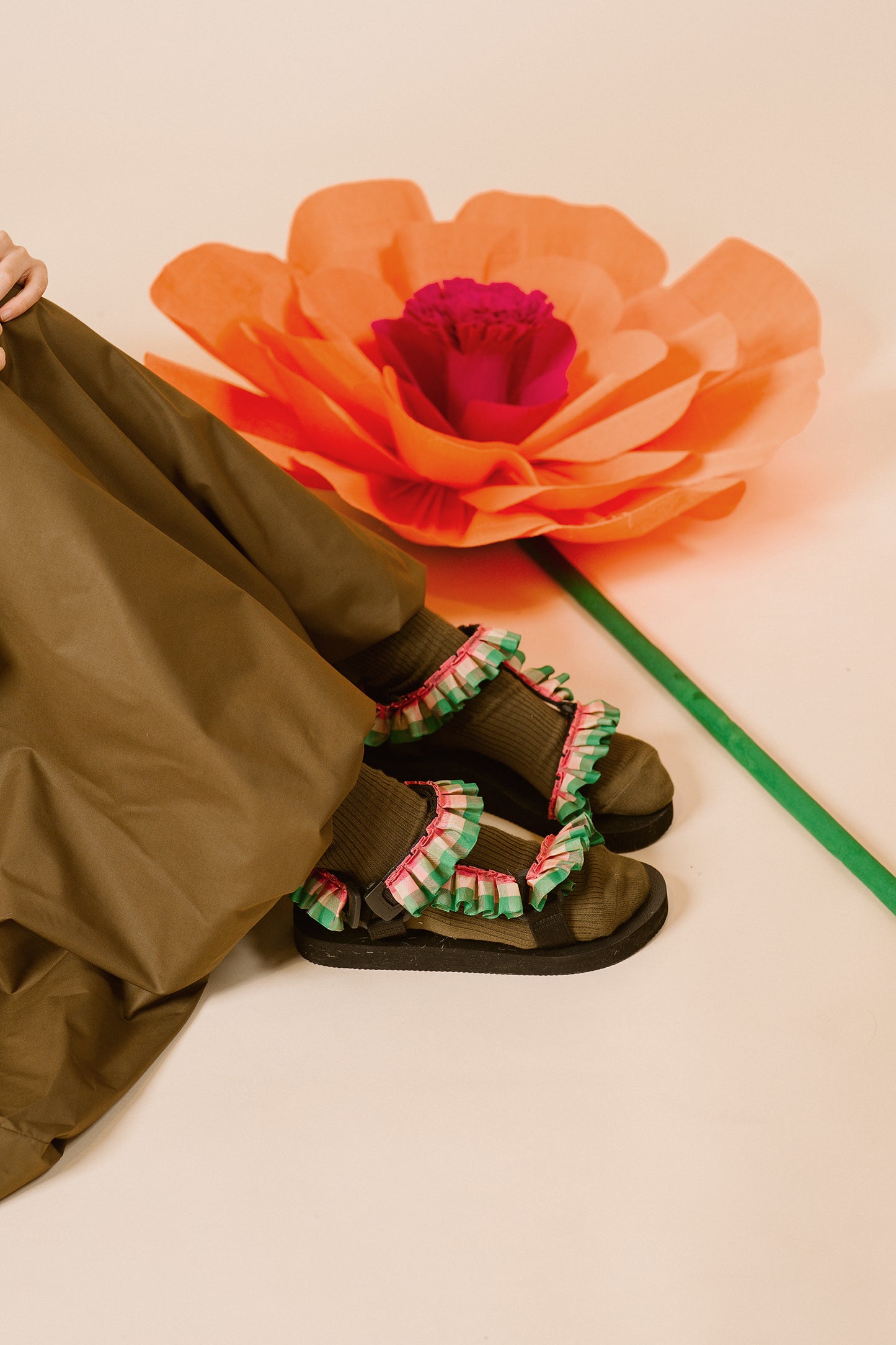 Clover Olive Cloud Bubble Dress