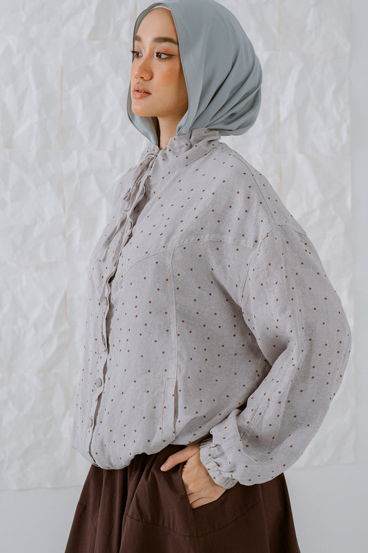 KŌDE The Sora Top - Grey