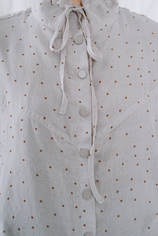 KŌDE The Sora Top - Grey