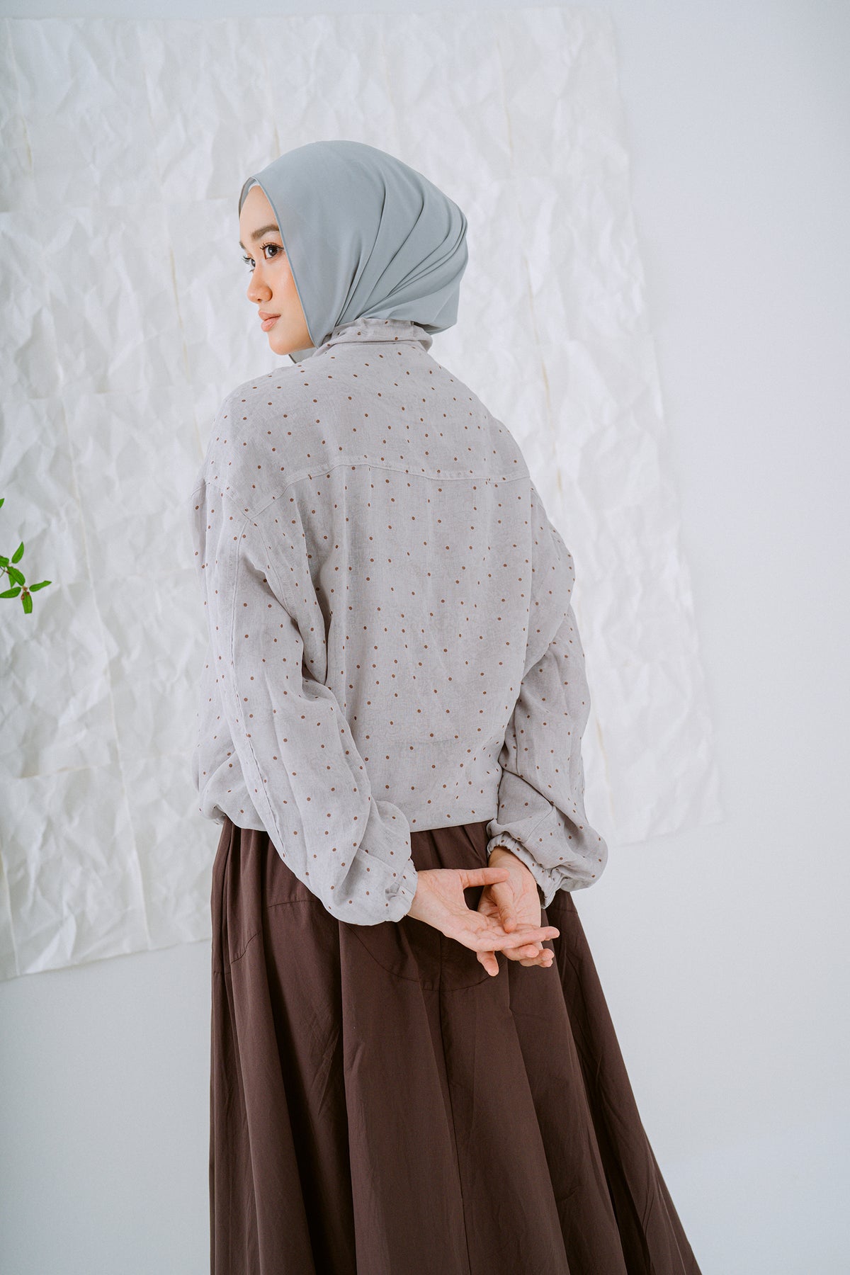 KŌDE The Sora Top - Grey