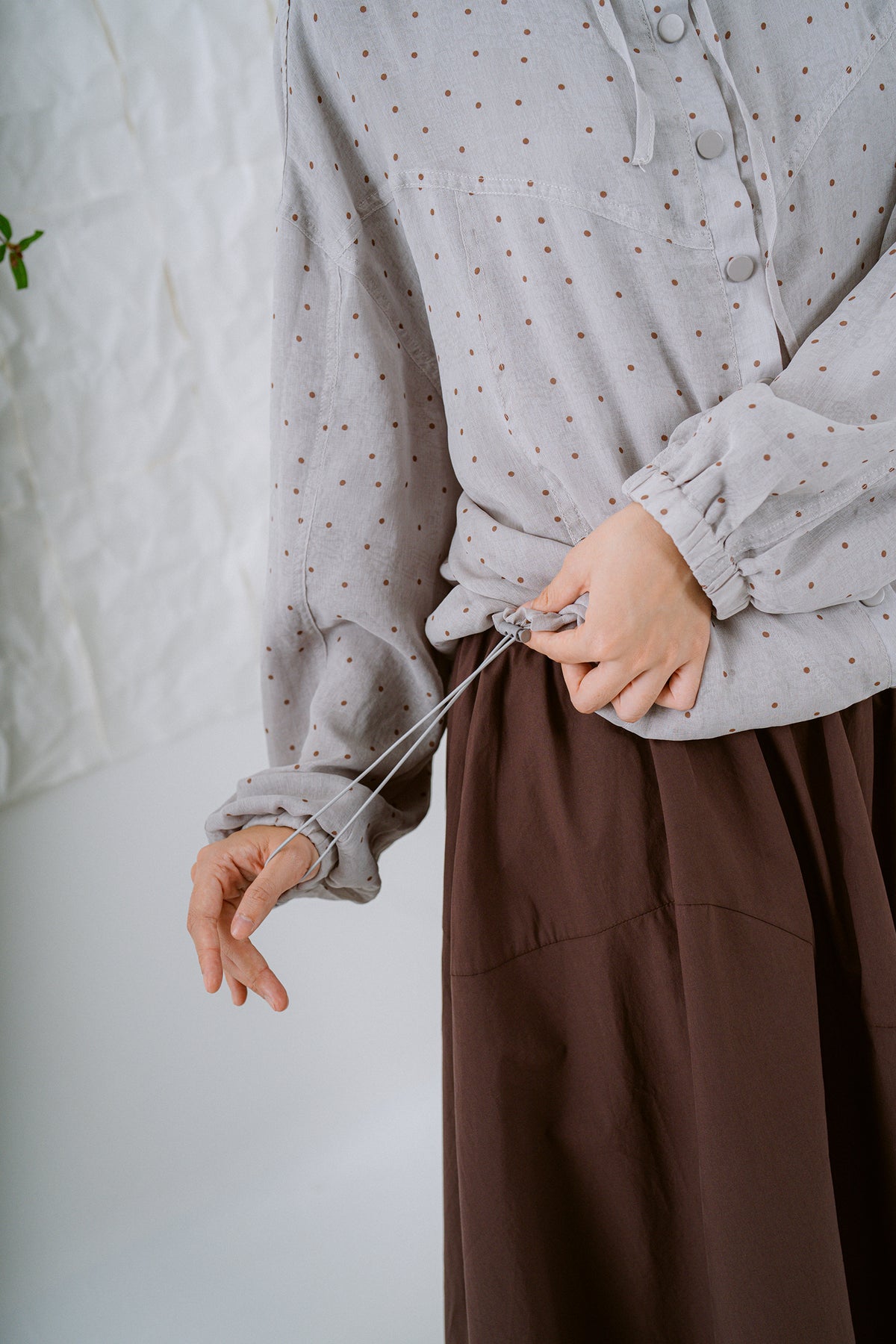 KŌDE The Sora Top - Grey