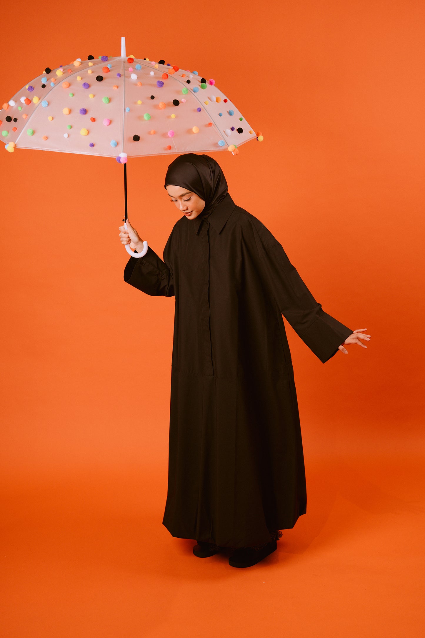 Iris Black Cloud Bubble Dress