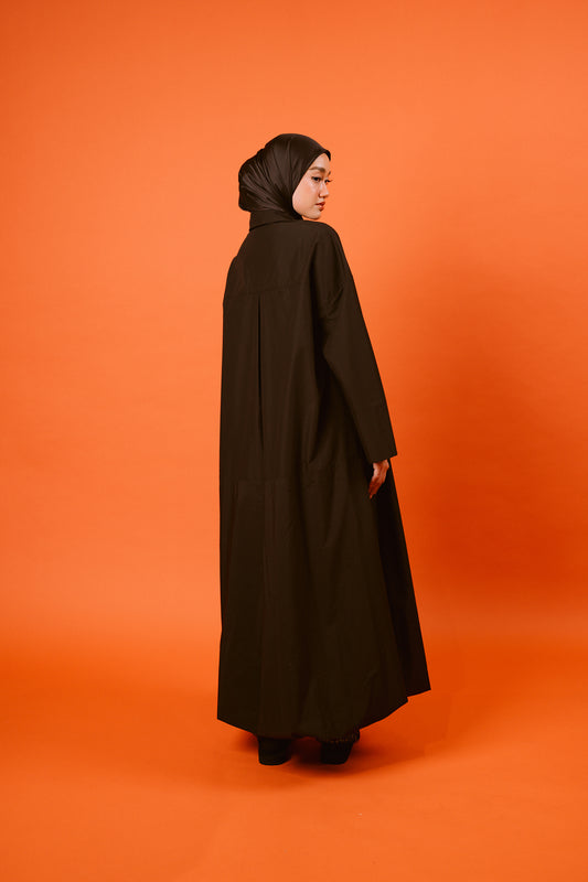 Iris Black Cloud Bubble Dress