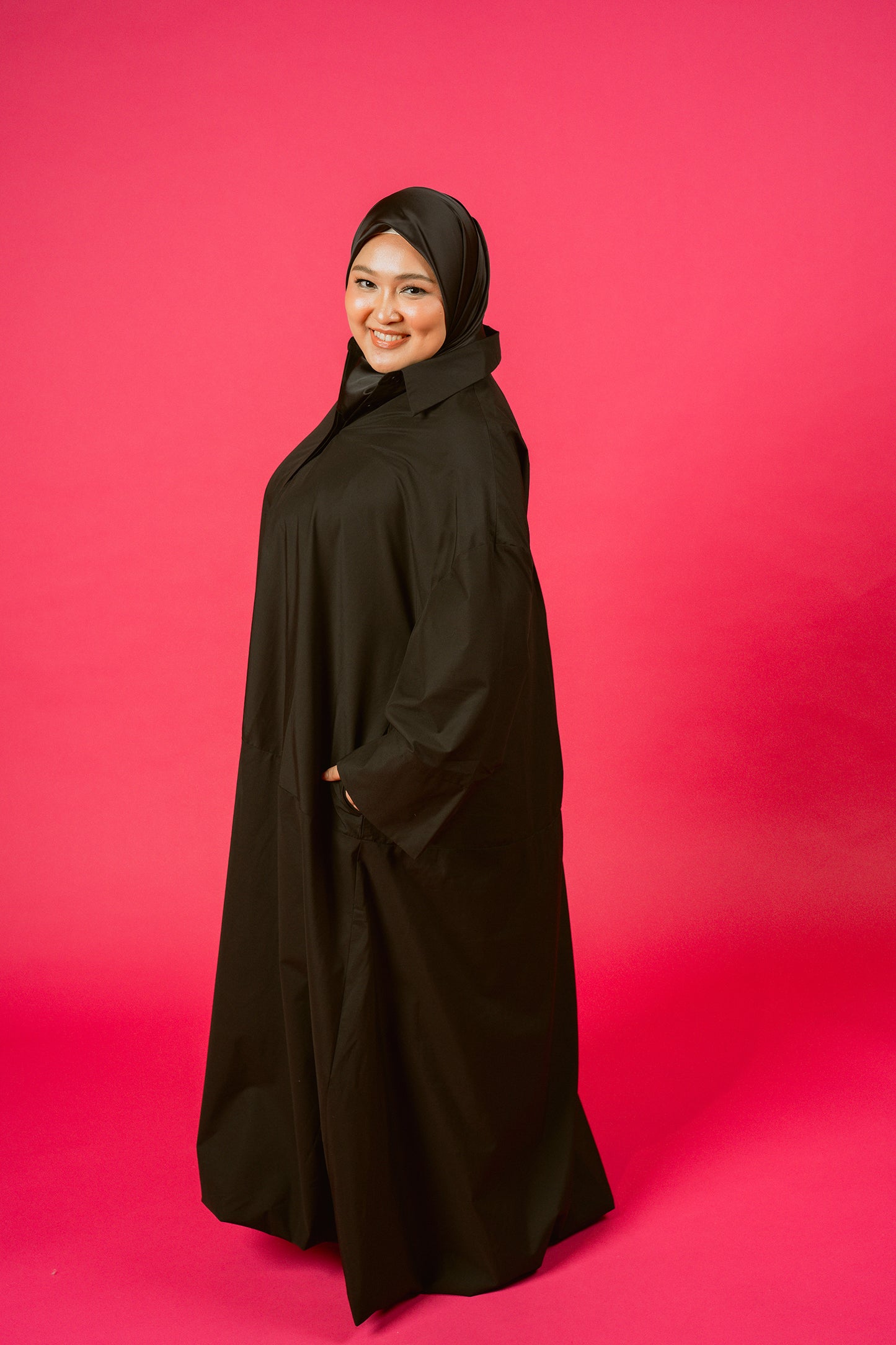 Iris Black Cloud Bubble Dress