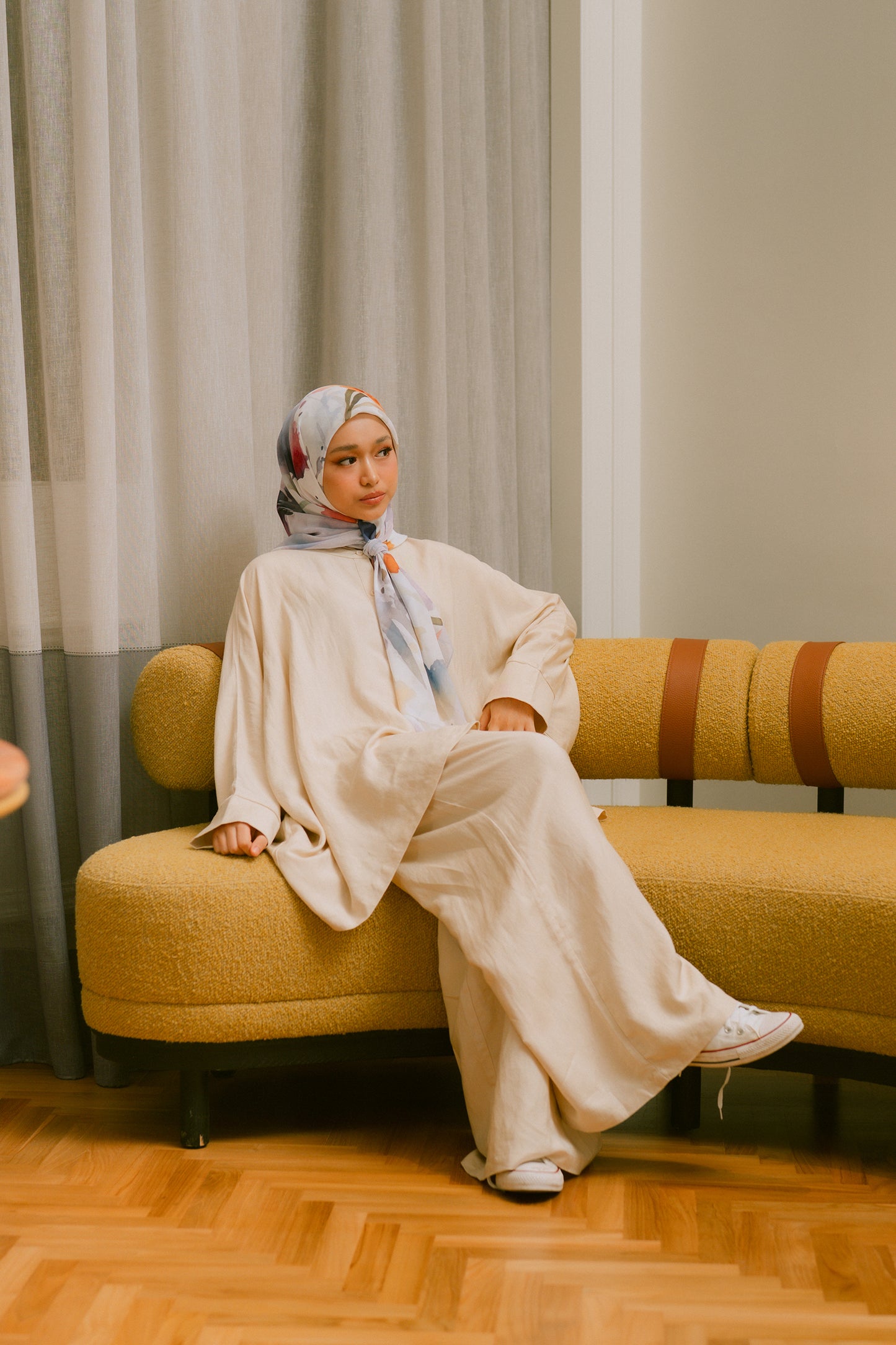 Latte Poppy Co-ord Set