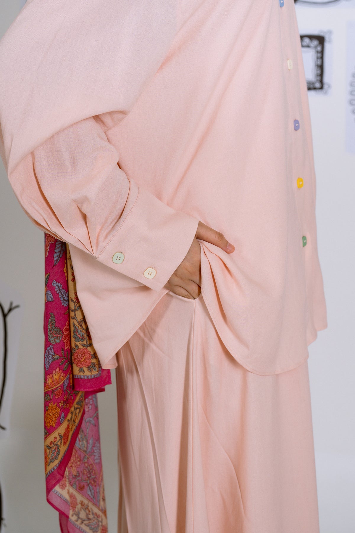 Macaron Pink Confetti Co-ord Set