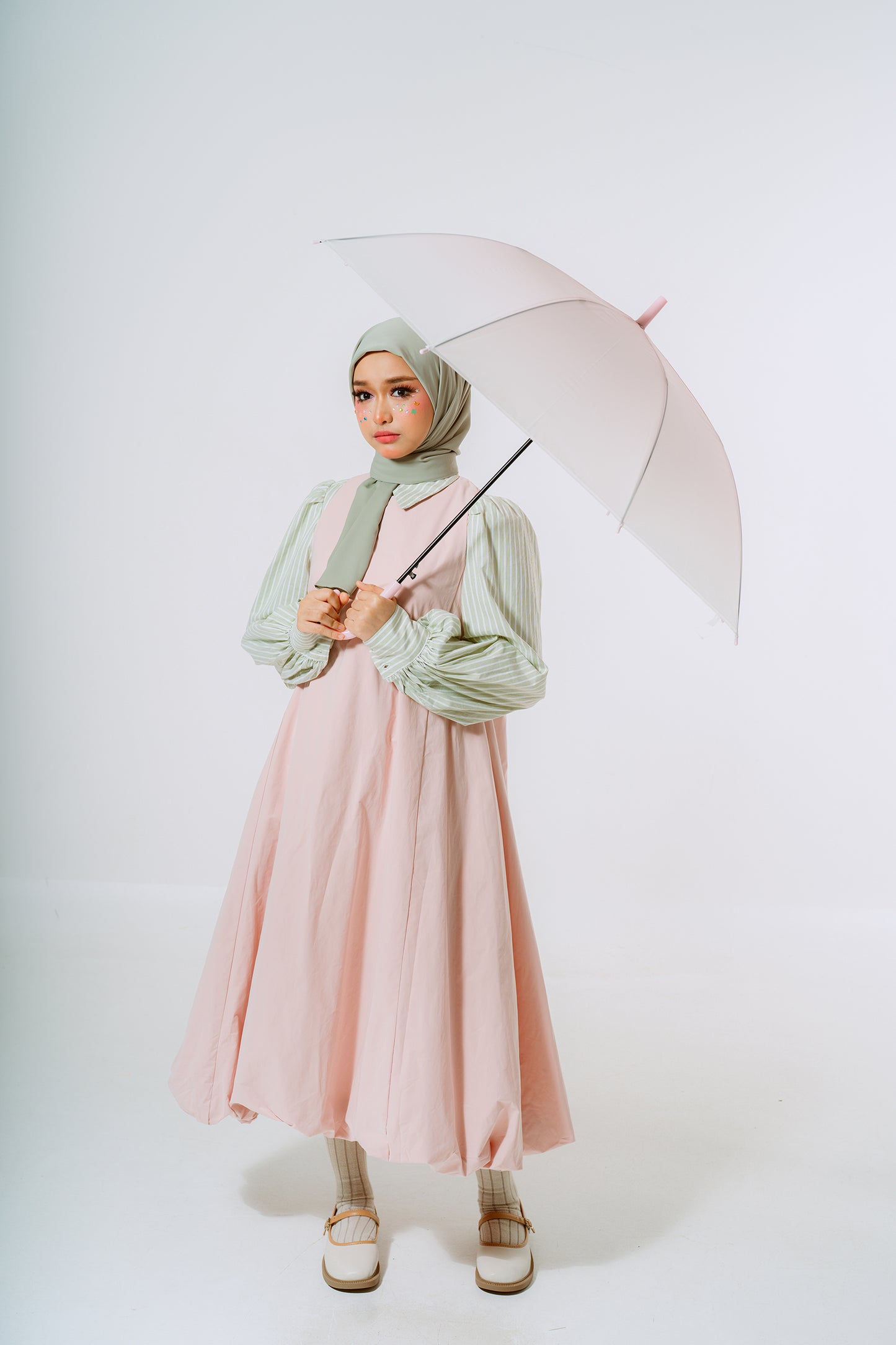 Peach Bubble Dress