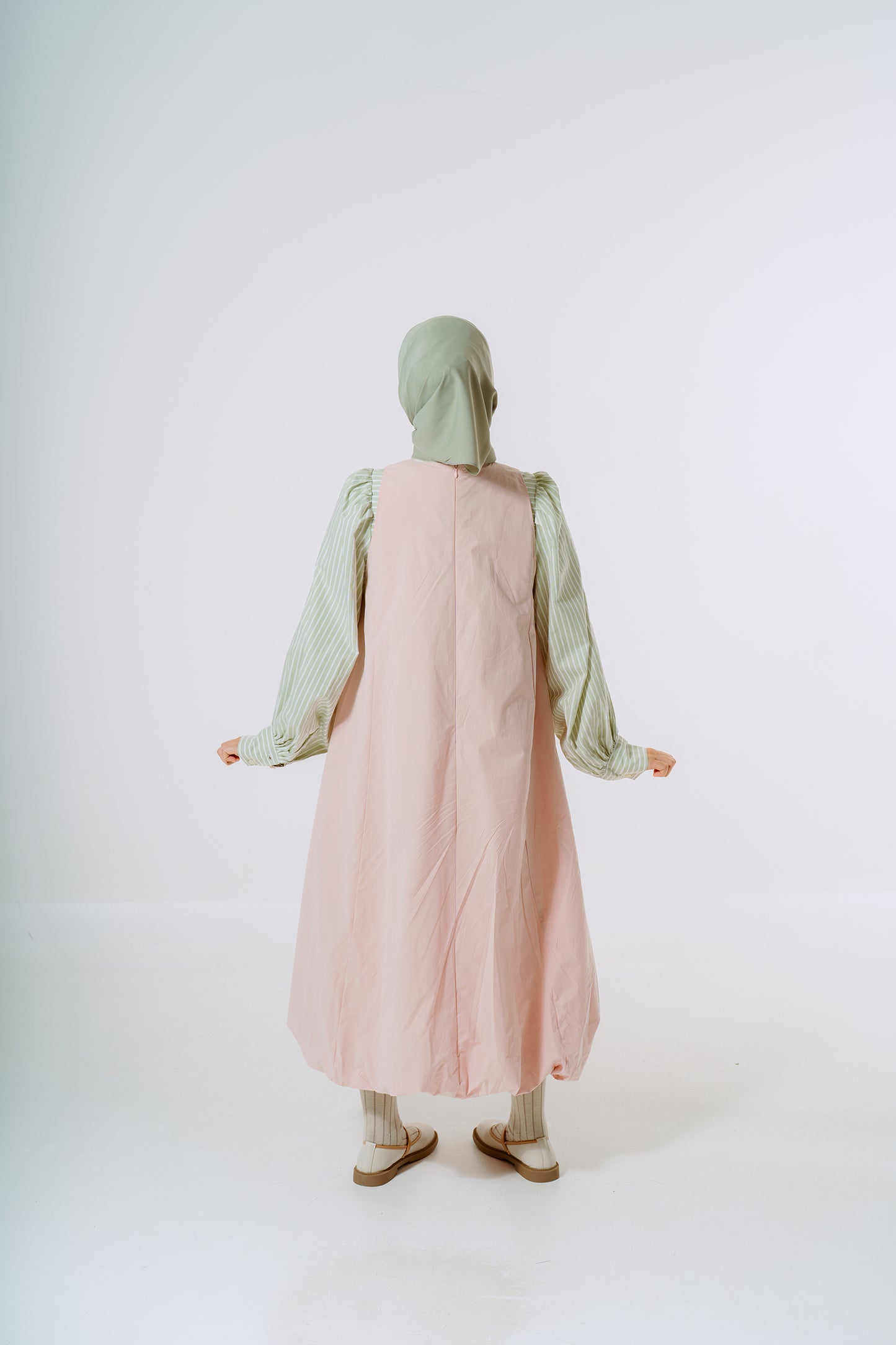 Peach Bubble Dress