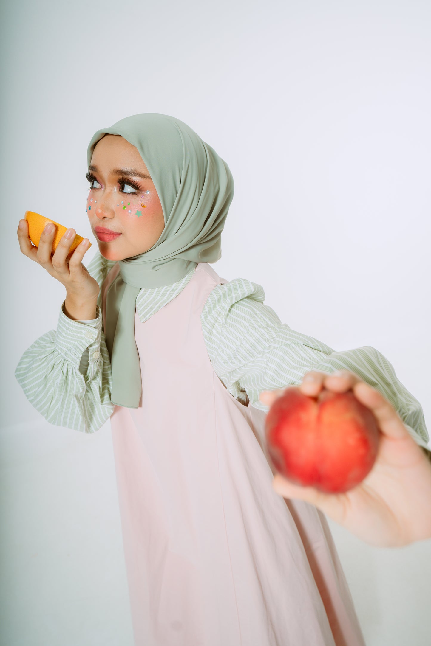Peach Bubble Dress