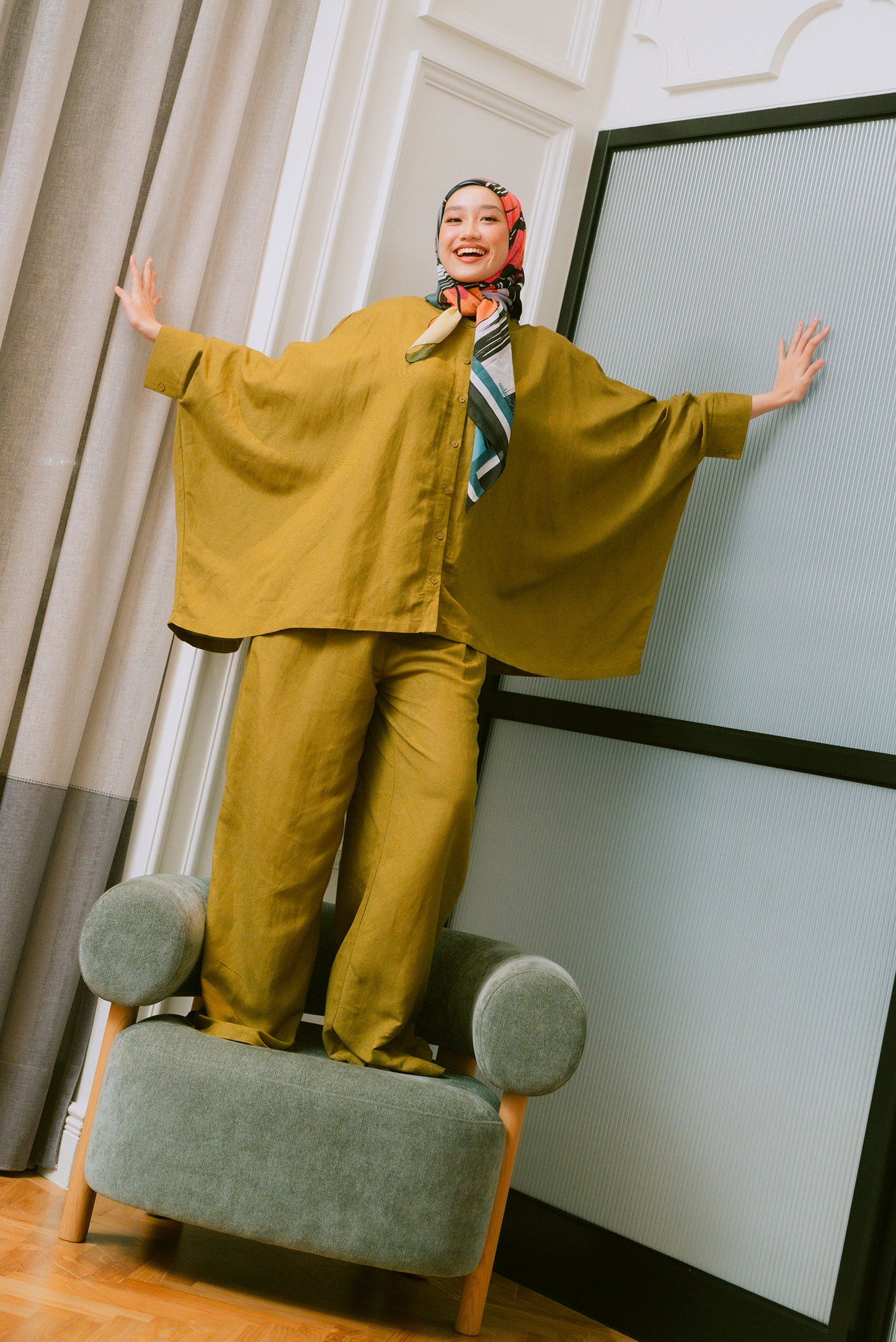 Pistachio Poppy Co-ord Set