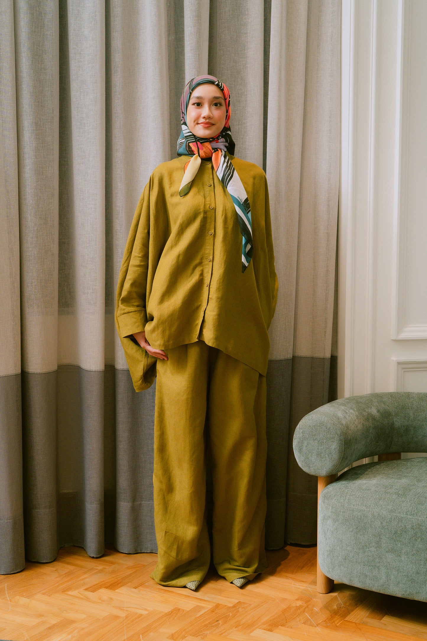 Pistachio Poppy Co-ord Set