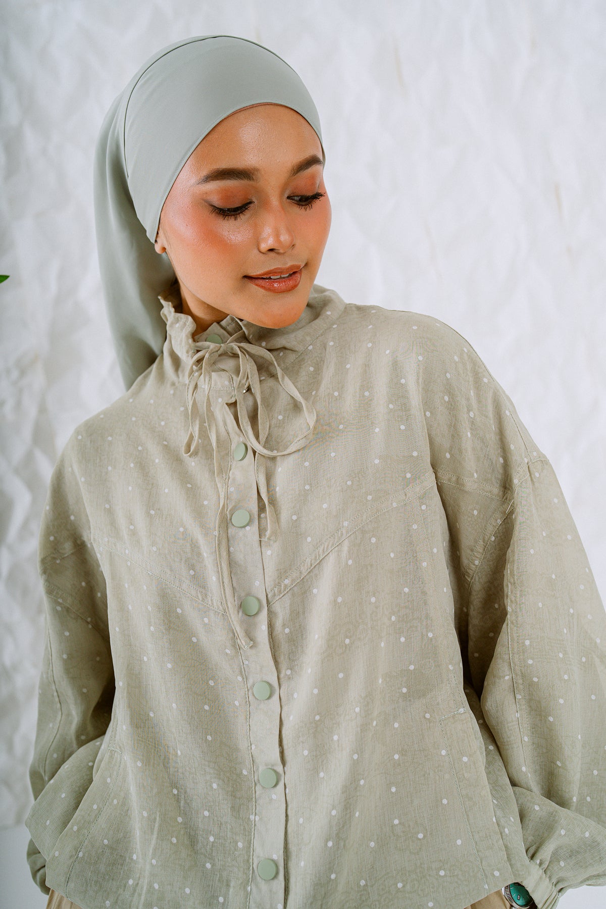 KŌDE The Sora Top - Sage