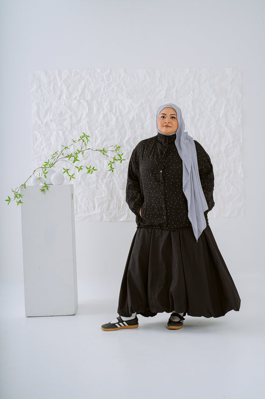 KŌDE The Noya Skirt - Black