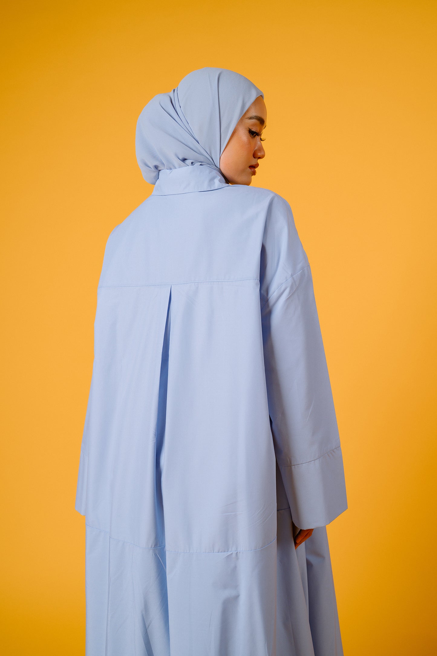 Sky Blue Cloud Bubble Dress