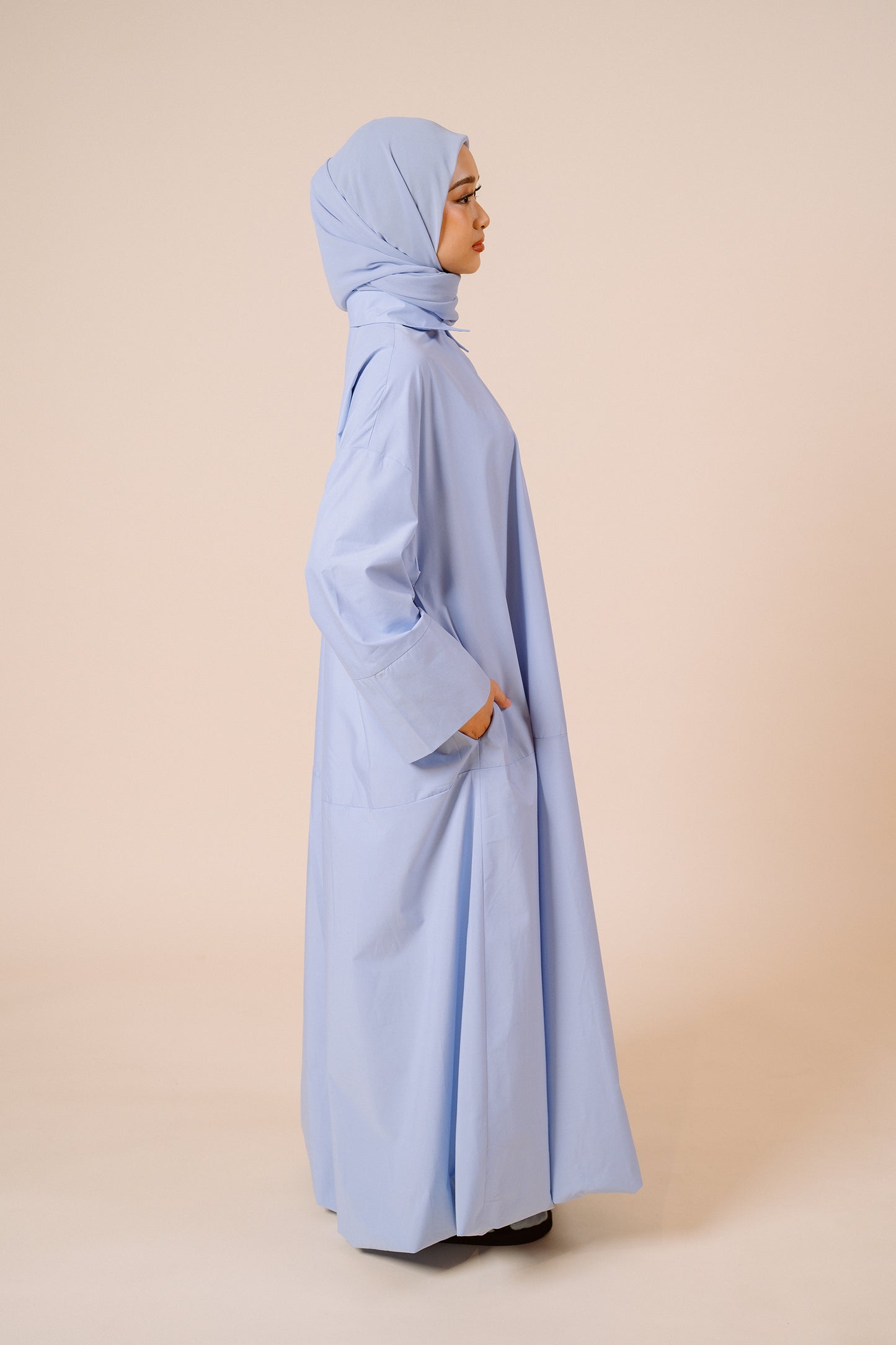 Sky Blue Cloud Bubble Dress