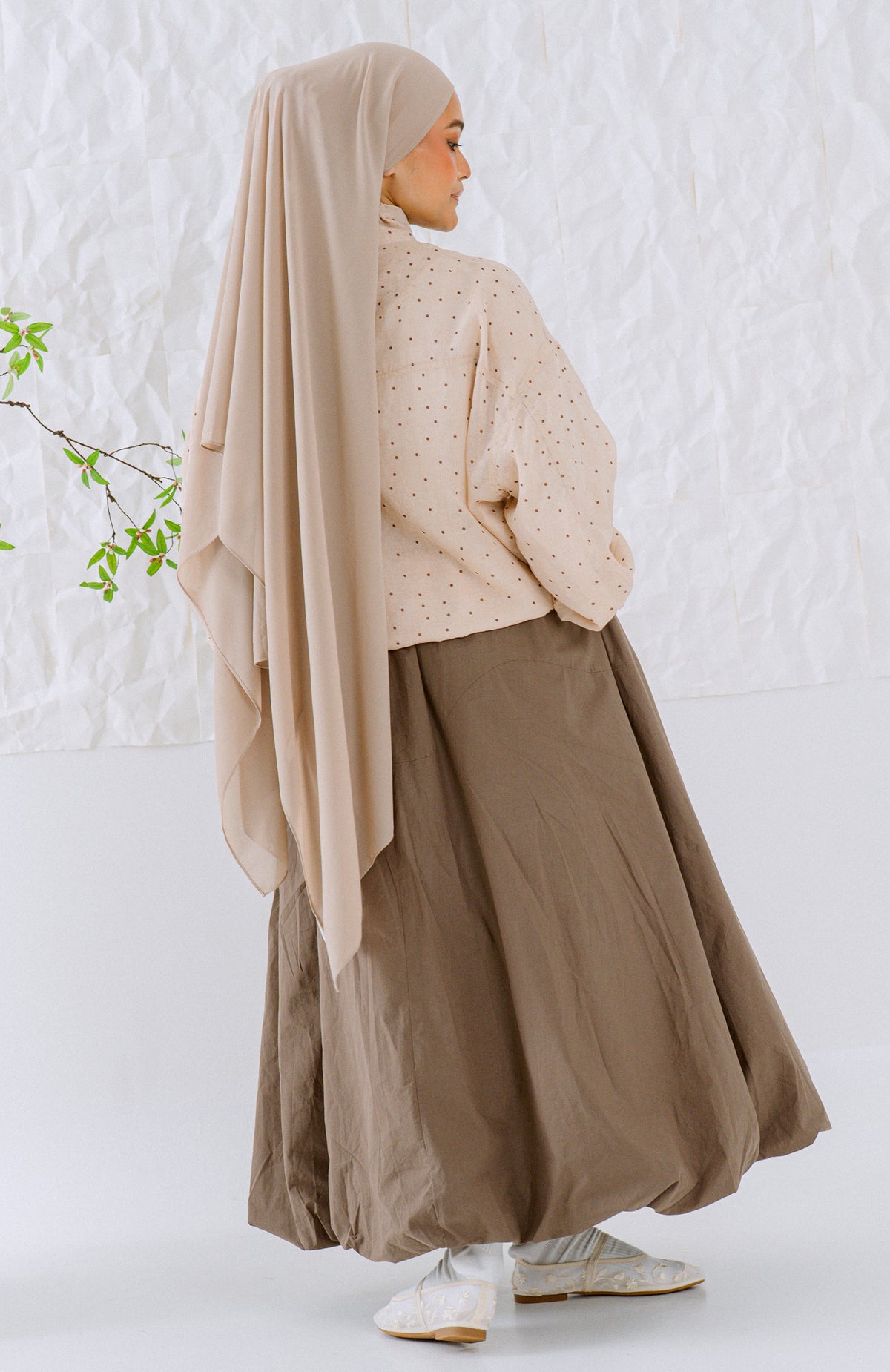 KŌDE The Noya Skirt - Stone