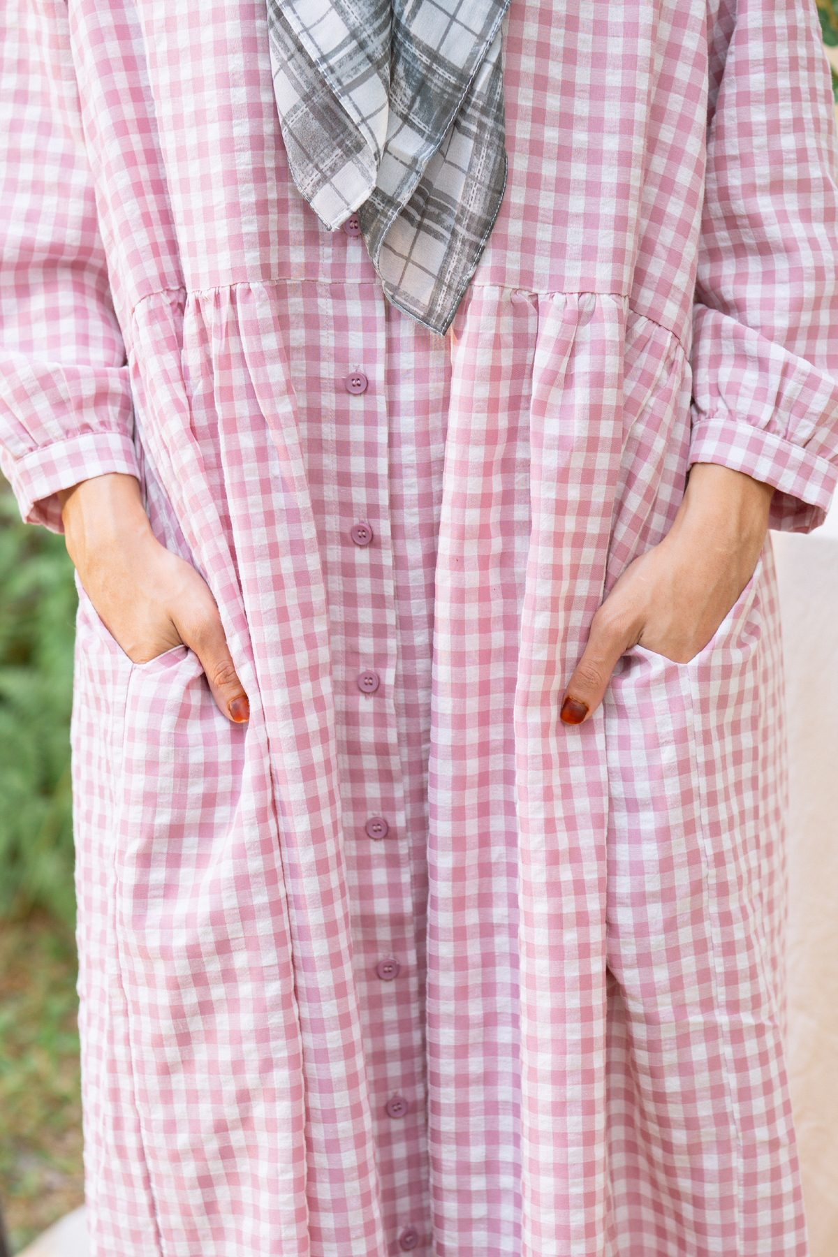 Strawberry Shortcake - Sugar Gingham Maxi Dress