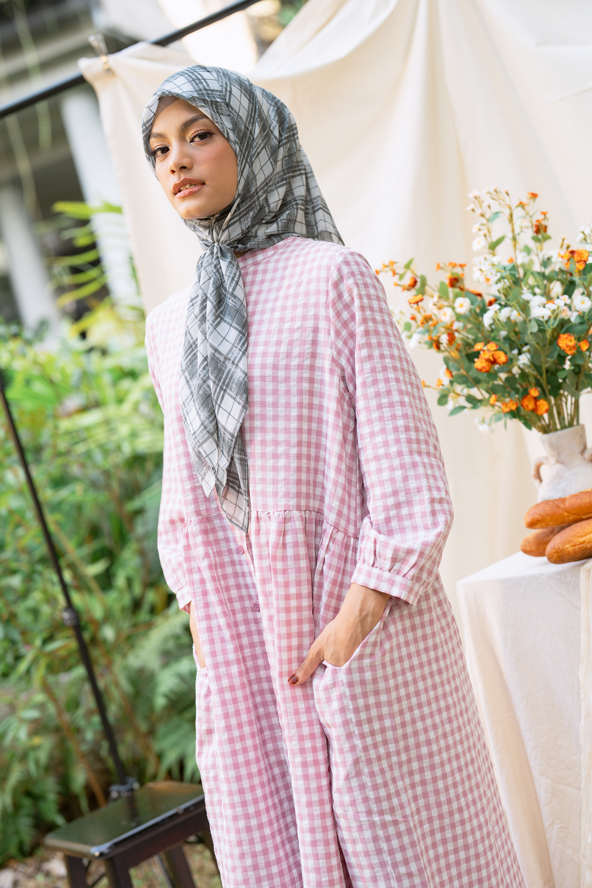 Strawberry Shortcake - Sugar Gingham Maxi Dress