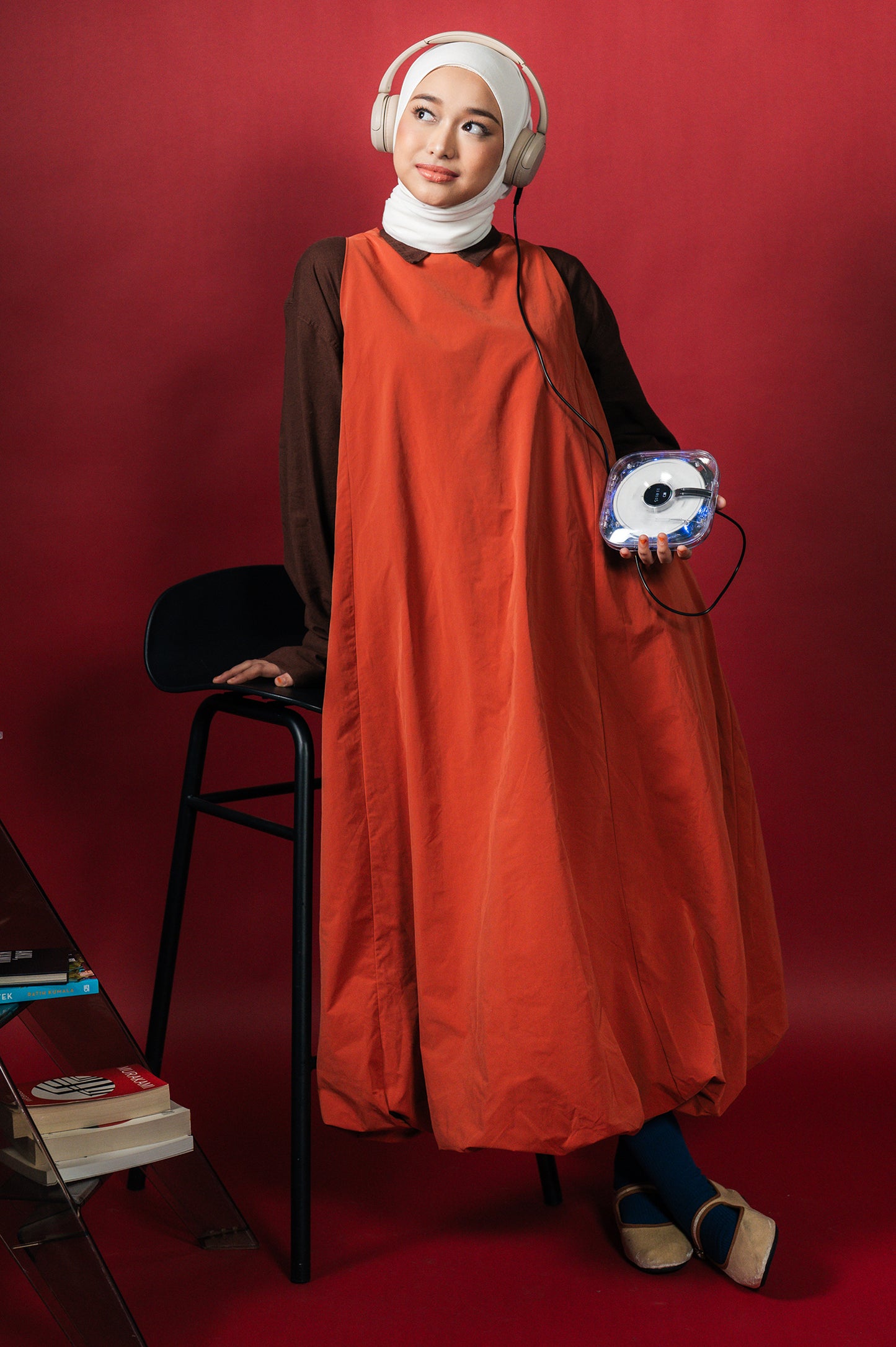 Tangerine Bubble Dress 2.0