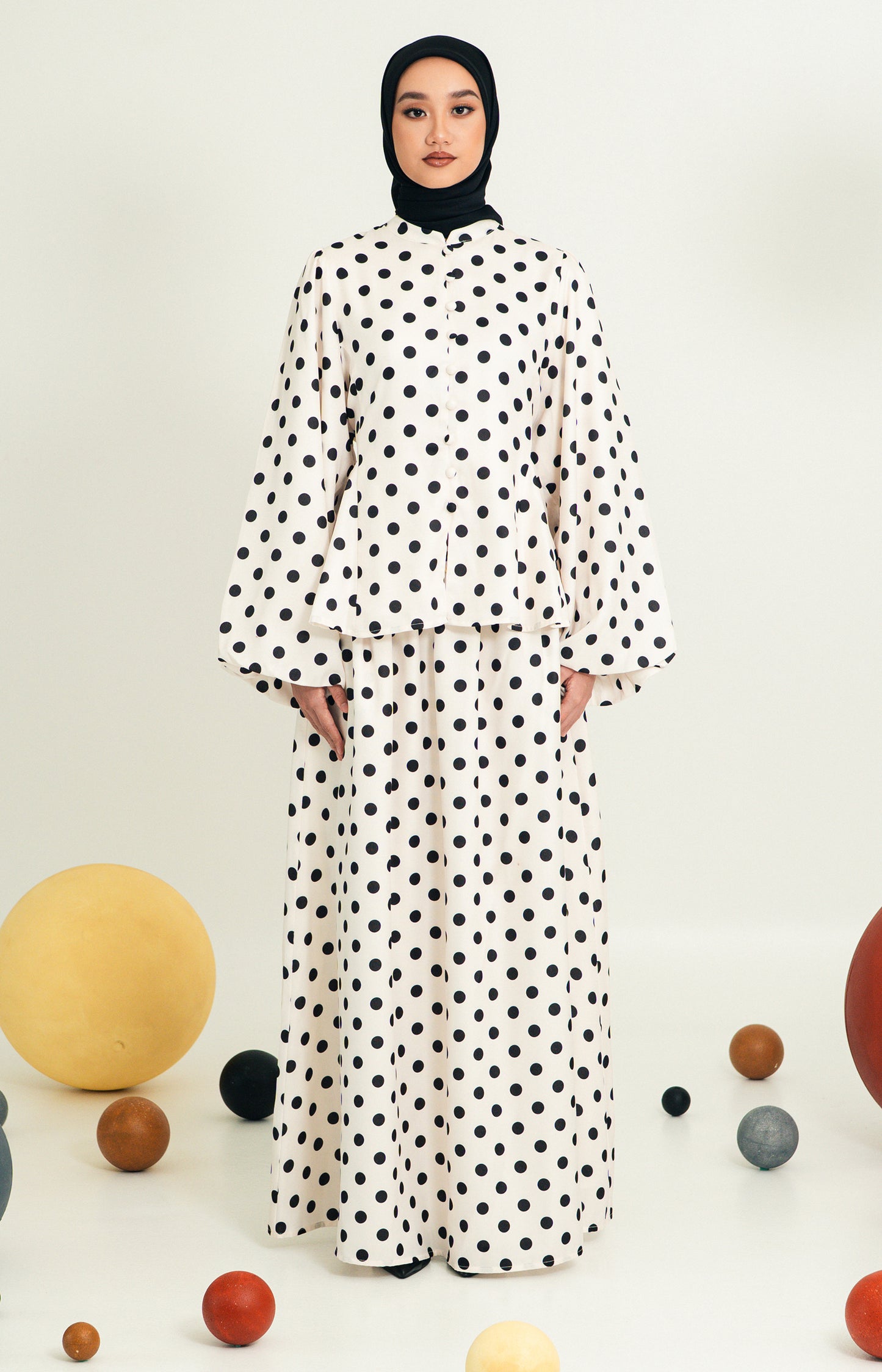Vanilla Dottie Co-ord Set